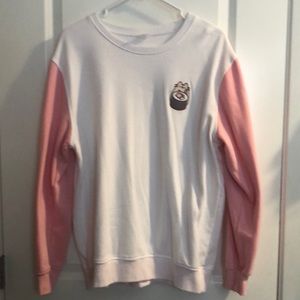Pusheen color block sushi sweatshirt